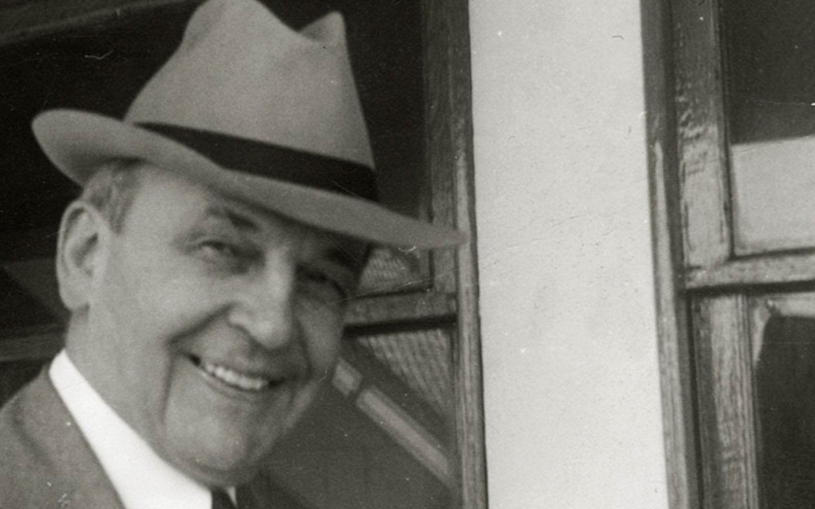 Black and white photograph of Charles E. Merriam